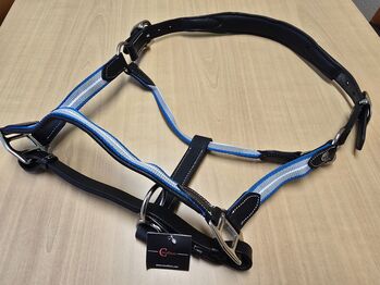 Halfter Lederhalfter Full blau schwarz  neu Covalliero, Covalliero, Pferdi, Halters, Ponitz