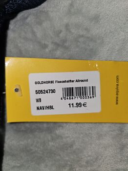 Halfter, mit Fleece, neu, blau Goldhorse Allround