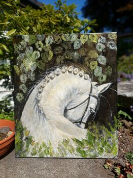 Pferd Weiss handgemalt. Neu., Ola, Horses For Sale, Dallikon