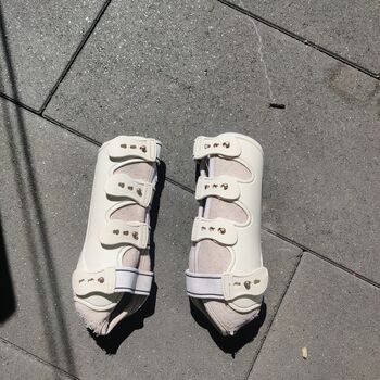 Harry's Horse Grand Prix Gamaschen Weiß, Harry's Horse  Grand Prix, Nina Burkhardt , Tendon Boots, Odenthal
