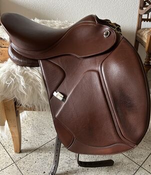 HBS Dressur Sattel halbtief Johanna 2 18 Zoll braun, HBS  Johanna 2.0 , Annett, Dressage Saddle, Wolfegg