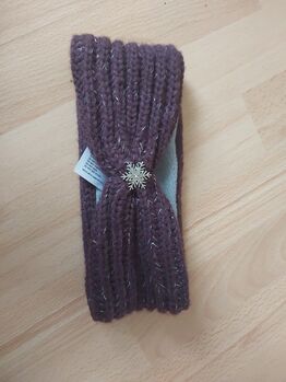 Stirnband mit schneeflocken Applikation
