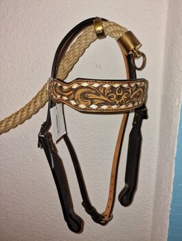 Kopfstück, Trense, Vorderzeug, Westernkopfstück, Western, Set LpTrick