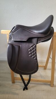 Hidalgo Chicago Leathertree 18", Hidalgo Chicago, Isabelle, Dressage Saddle, Mouans-Sartoux