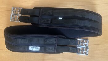 Hippopren Comfort Gel-Sattelgurt, schwarz, Gr. 135, Loesdau  Hippopren Comfort, Johanna , Girths & Cinches, Reutlingen 