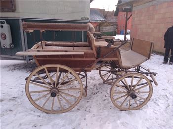 Historische Kutsche fahrbereit, Trommler , Carriages, Döbritschen