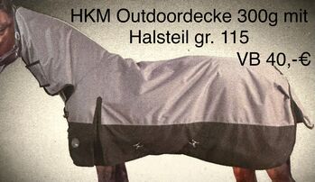 HKM Outdoordecke 300 g mit Halsteil HKM