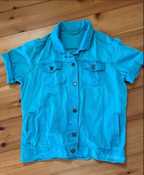 HKM Bibi und Tina Jeansjacke Türkis Voll verhext Gr. S, HKM Bibi und Tina, Pferdi, Shirts & Tops, Ponitz