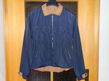 HKM Wendereitjacke L blau braun Reitjacke Wendejacke Wende-Reit-Jacke B-Ware HKM