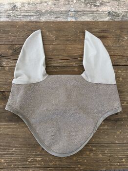 HKM Fliegenhaube grau mit Glitzer Full, HKM, Lara , Fliegenschutz, Zolling