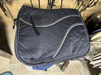 HKM Lauria Garelli Schabracke Navy Silber, Lauria Garelli, TM, Dressage Pads, Hamm
