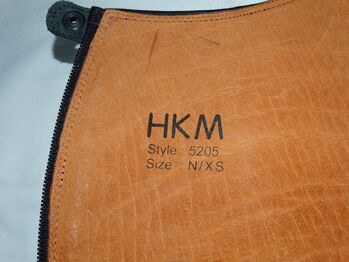 HKM Leder-Stiefelschäfte S/XS oder N/XS schwarz Chaps Minichaps Profi Model 5205, HKM Profi, Model 5205, Anne, Half Chaps, Wahrenholz