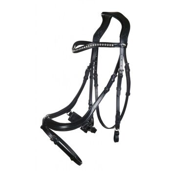 HKM Trense Anatomic Crystal schwarz Vollblut / Cob / VB, HKM Anatomic Crystal, Carmen, Bridles & Headstalls, Hüllhorst