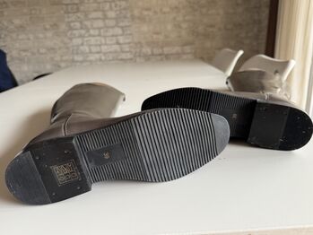 bottes équestres haut de gamme . gris argenté Busse Lyon