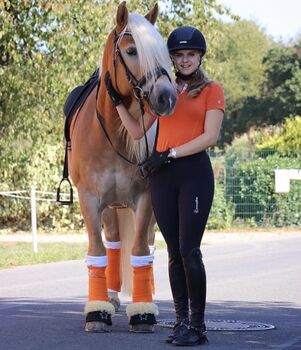 Hufglocken mit Fell und Strassmotiv Horsebootys 