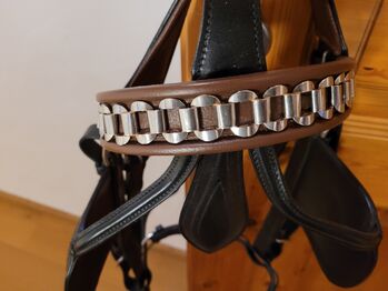 Kopfgestell Vollblut/Cob schwarz-braun, Größe Vollblut, YW, Horse Harness, Leonberg