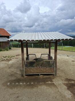 Heuraufe für rundballen