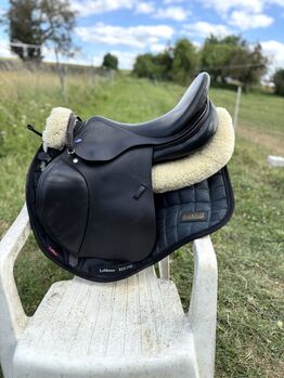 Springsattel, Euroriding/Prestige, Emilio TS, 17/33, kurze Auflage, Euroriding/ Prestige  Emilio TS, Privat, Jumping Saddle, Amt Creuzburg 