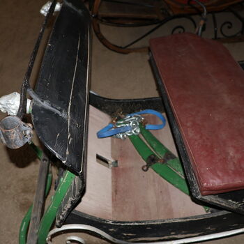 Pferdeschlitten Kutsche Schlitten Antik Deko Historisch