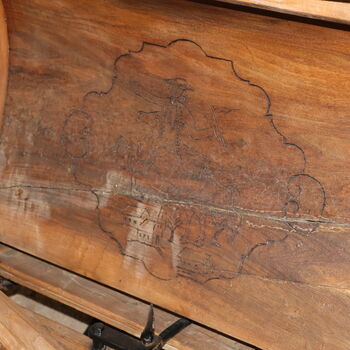 Pferdeschlitten Kutsche Schlitten Antik Deko Historisch Schlitten