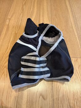 Horse Fly Guard / Fly Mask – Black & Grey – Good Condition