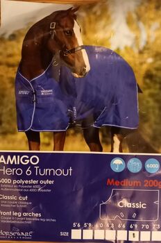 Horseware Amigo Hero Medium 155 cm, 200 g, Horseware Amigo Hero Turnout Medium 200 g, 155 cm, Britta, Horse Blankets, Sheets & Coolers, Wilhelmshaven 