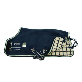 Horseware Ireland Rambo Deluxe Abschwitzdecke Grand Prix navy/beige 140, Horseware Ireland Rambo Deluxe Abschwitzdecke Grand Prix navy/beige, myMILLA (myMILLA | Jonas Schnettler), Horse Blankets, Sheets & Coolers, Pulheim