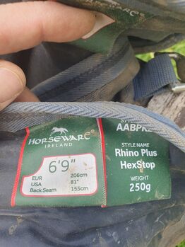 Horseware Rhino Plus Hex Stop Vari-Layer, 155cm, 250g, Horseware Rhino Plus Hex Stop mit Vari-Layer System, Joana Häcker, Horse Blankets, Sheets & Coolers, Altenriet