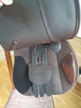 Huber Springsattel 16,5" super Sitz tolles Leder Huber Jumper