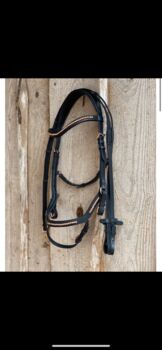 Hunter Delux Trense/ micklem mit Roségold Strass am nasenriemen und backenstück, Kavalou  Hunter delux Trense/ micklem Roségold Strass , Pferde Krams , Bridles & Headstalls, Greiz