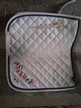 HV Polo Dressurschabracke Altrosa mit Print & Kordel - Wegen Umstieg auf Westernreiten, Michelle wilms , Dressage Pads, Utzenaich 