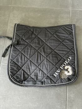 HV Polo Schabracke DR Grau mit Logo, HV Polo, Lisa, Dressage Pads, Frickenhausen