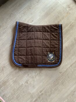 Hv polo Schabracke in Dressur in der Farbe braun, Hv polo , Luisa Klink , Dressage Pads, Rauenberg 