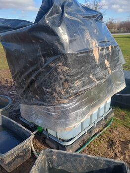 IBC Container 1000 Liter inkl. Frost und UV Schutz Überzug IBC