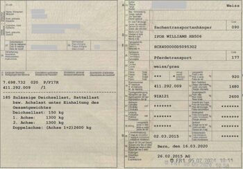Ifor Williams HB506 Vorderausstieg Ifor Williams HB506