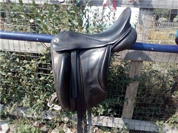 Jochen Hennig Dressursattel 17 Zoll, Jochen Hennig Dressur, Sonja, Dressage Saddle, Bismark