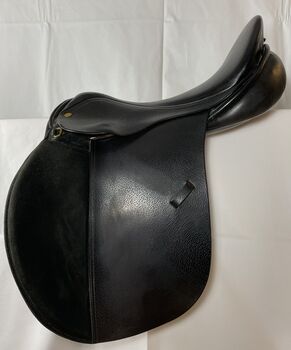 John Webb VS Haflinger Sattel, schwarz, 18“ + Steigbügelriemen, John Webb Haflinger, Johanna , All Purpose Saddle, Reutlingen 
