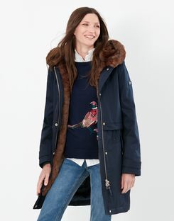 Joules Parka Marine Kunstfell wie Kentucky, Joules Parka, Michaela , Riding Jackets, Coats & Vests, Miesbach