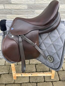 Springsattel Euroriding Prestige Modell Emilio 17 Zoll braun, Euroriding Prestige Emilio, Stefan Granzow, Jumping Saddle, Salzgitter 