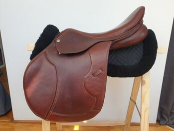 Springsattel, Pessoa Hertitage Pro, XCH Gullet System, Corto, FL, M, 18", Pessoa Pessoa Hertitage Pro Corto, FL, M , Pia, Jumping Saddle, Stadthagen