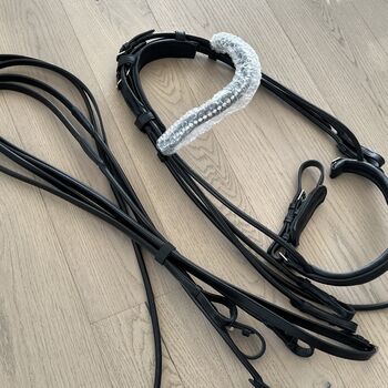 Kandarenzaum Kandare rundgenäht neu Waldhausen WB schwarz, Waldhausen  Kandare , Sonja , Sonstiges, Vaterstetten 