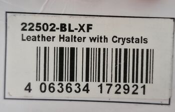 Halfter Größe XF Horze Leather Halter with Crystals