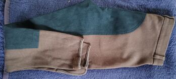 Kantrie Vollbesatz Reithose - braun/marine - Gr. 42, Kantrie , Kristin Hilf , Reithosen, Pommelsbrunn