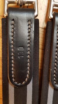 Kentaur Cassis Stollenschutzgurt aus Leder - schwarz 130 cm Kentaur