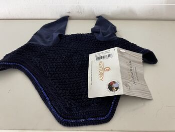 Kentucky Horsewear Dunkelblau Full Fliegenmütze Wellington Glitter Band, Kentucky, Timm, Fly & Insect Control, Herne