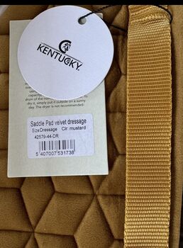 Kentucky Schabracke & Bandagen - Mustard / Senfgelb NEU ! Kentucky Horseware  Velvet 