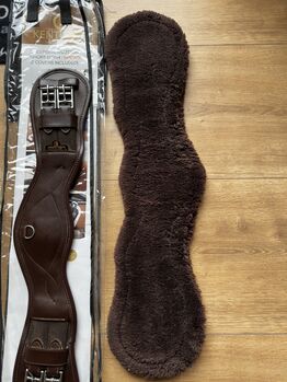 Kentucky Sattelgurt 65 cm Lammfell anatomisch Kentucky Anatomischer Kurzgurt