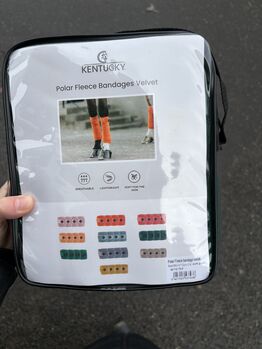 Kentucky Velvet Fleecebandagen dark green Kentucky
