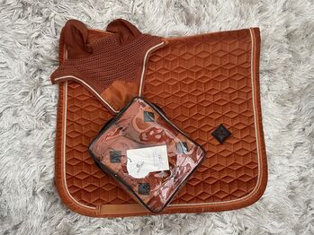 Kentucky Velvet Schabracke Set Orange, Kentucky  Velvet , Alina , Dressage Pads, Velden am Wörther See