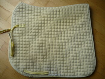 Kieffer Dressur Schabracke: vanille / gelb, Kieffer, B. B., Dressage Pads, Tawern